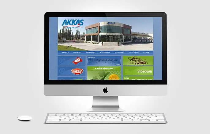 Akkaş Gıda Web Sitesi