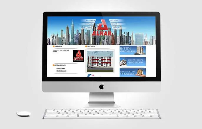 Alhan İnşaat Web Sitesi