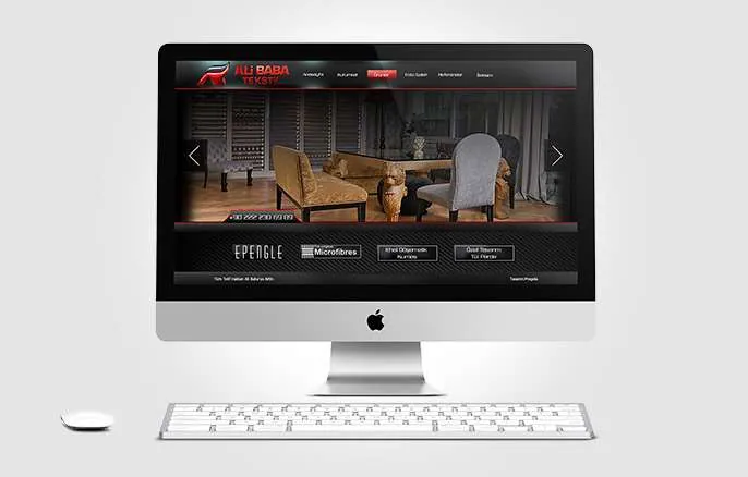Ali Baba Tekstil Web Tasarımı