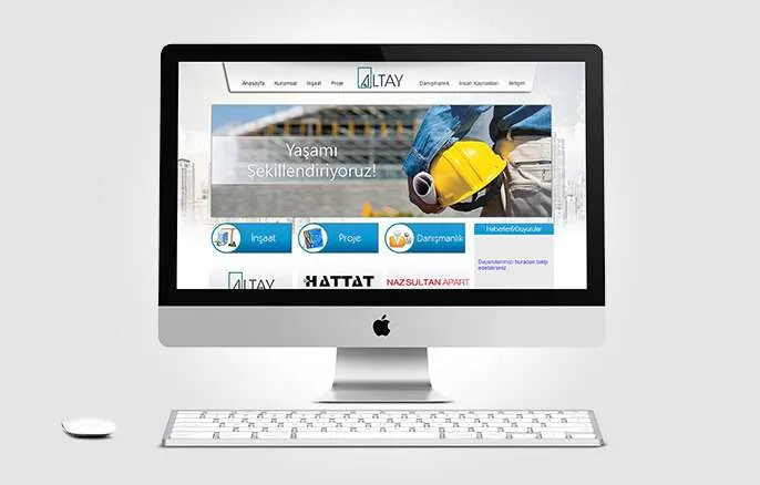 Altay Yapı İnşaat Web Sitesi