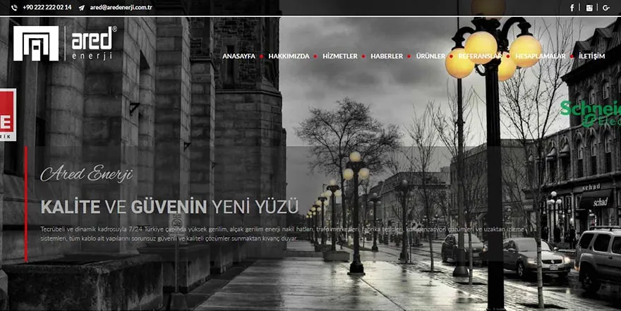 Ared Enerji Web Sitesi Ared Enerji Web Sitesi