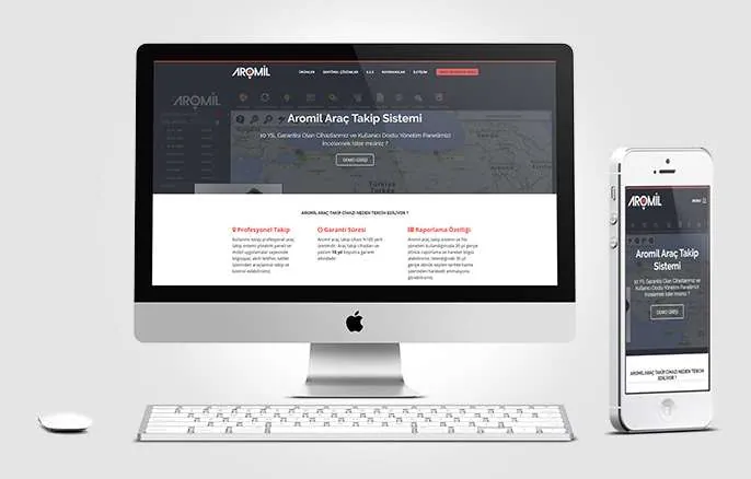 Aromil Araç Takip Web Sitesi