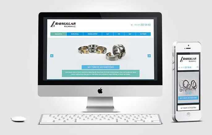 Baykullar Rulman Eskişehir Web Tasarım