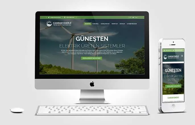 Candar Enerji Web Sitesi Tasarımı