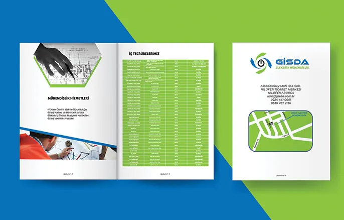 Gisda Mühendislik Katalog Tasarımı